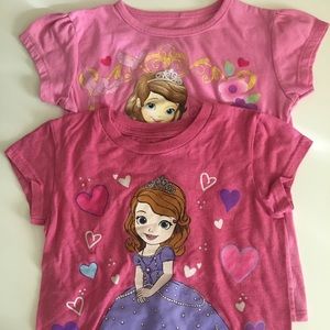 COPY - Disney Sofia the First Bundle of 2 shirts …